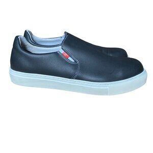 Mellow Walk Black Owen Jessica Steel Toe Protective Casual Slip Ons - Size 7.5